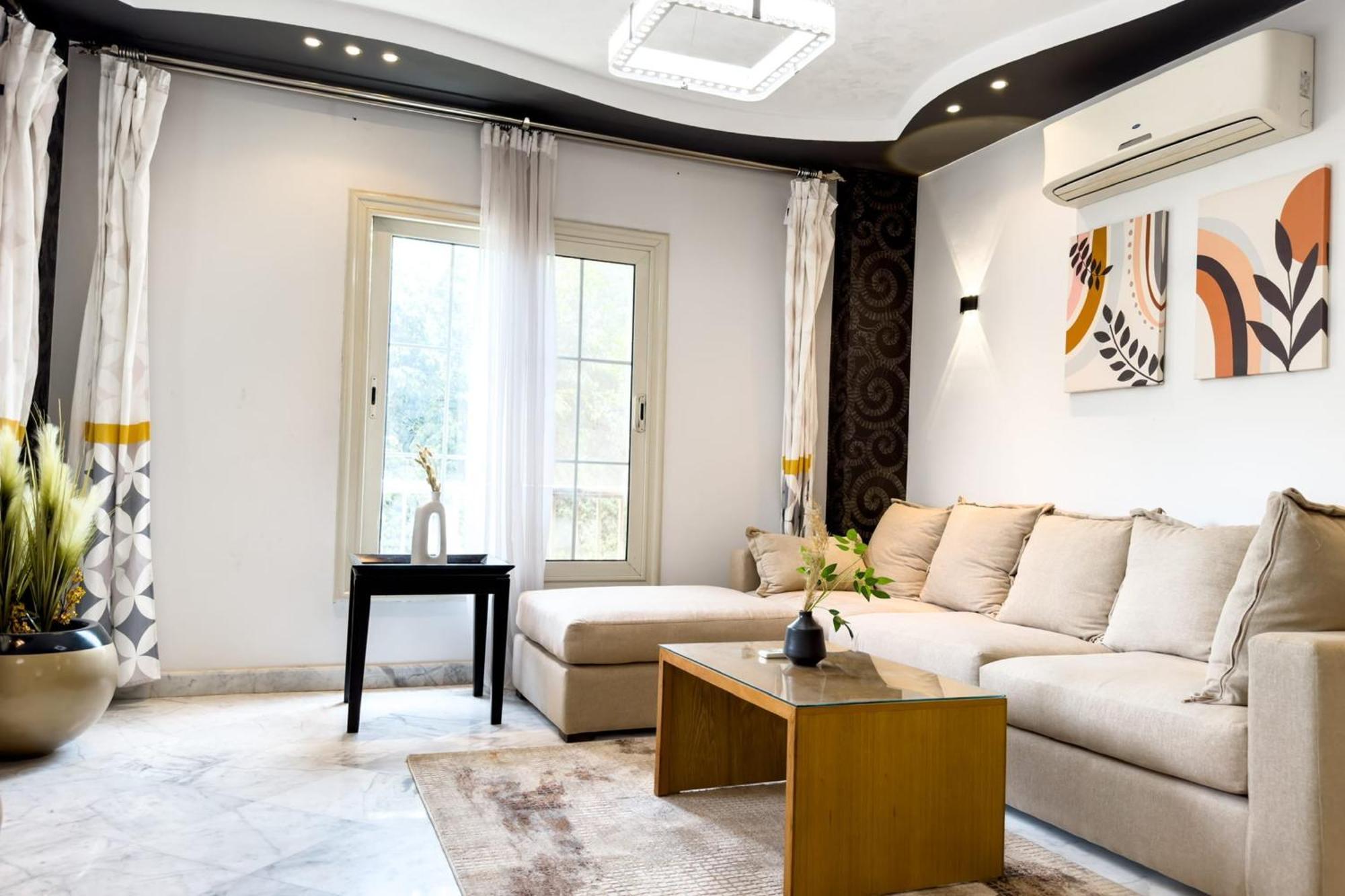 Serene & Spacey 2bdr 15 Min From Cai Airport * Cairo